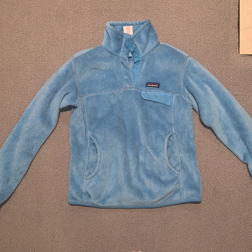 Light Blue Patagonia Pullover - image 3